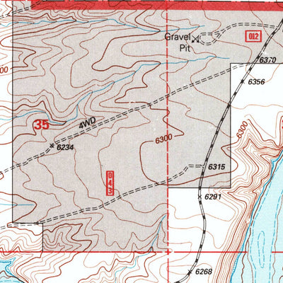United States Geological Survey Halfway Hollow East, WY (1996, 24000-Scale) digital map