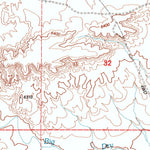 United States Geological Survey Halfway Hollow West, WY (1996, 24000-Scale) digital map