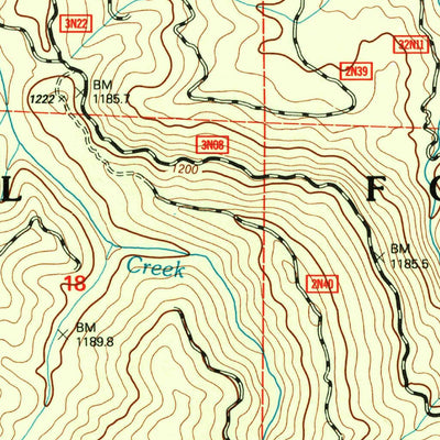 United States Geological Survey Halfway Ridge, CA (1998, 24000-Scale) digital map