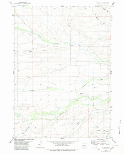 United States Geological Survey Halfway, WY (1980, 24000-Scale) digital map