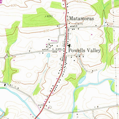 United States Geological Survey Halifax, PA (1969, 24000-Scale) digital map