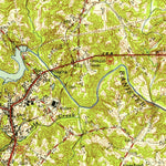 United States Geological Survey Halifax, VA (1954, 62500-Scale) digital map