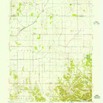 United States Geological Survey Hall, IN (1955, 24000-Scale) digital map