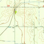 United States Geological Survey Hall, IN (1955, 24000-Scale) digital map