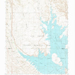United States Geological Survey Hall Mesa, UT (1987, 24000-Scale) digital map