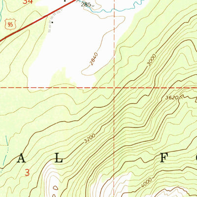 United States Geological Survey Hall Mountain, ID (1965, 24000-Scale) digital map