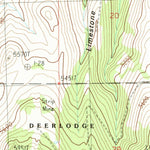 United States Geological Survey Hall, MT (1989, 24000-Scale) digital map