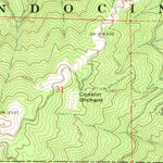 United States Geological Survey Hall Ridge, CA (1967, 24000-Scale) digital map