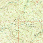United States Geological Survey Hall Ridge, CA (1967, 24000-Scale) digital map