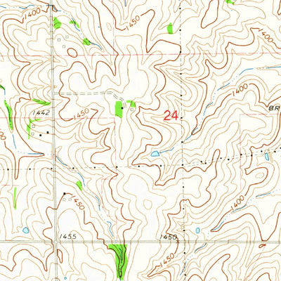 United States Geological Survey Hallam, NE (1964, 24000-Scale) digital map