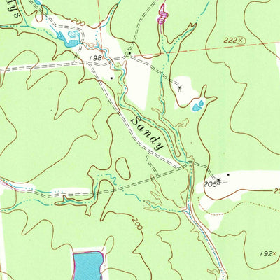United States Geological Survey Hallettsville SE, TX (1962, 24000-Scale) digital map