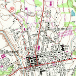 United States Geological Survey Hallettsville, TX (1962, 24000-Scale) digital map