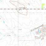 United States Geological Survey Halliday, ND (1973, 24000-Scale) digital map