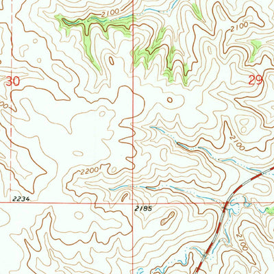 United States Geological Survey Halliday NE, ND (1970, 24000-Scale) digital map