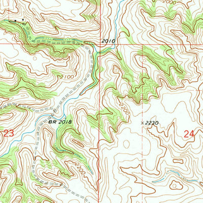United States Geological Survey Halliday NE, ND (1970, 24000-Scale) digital map