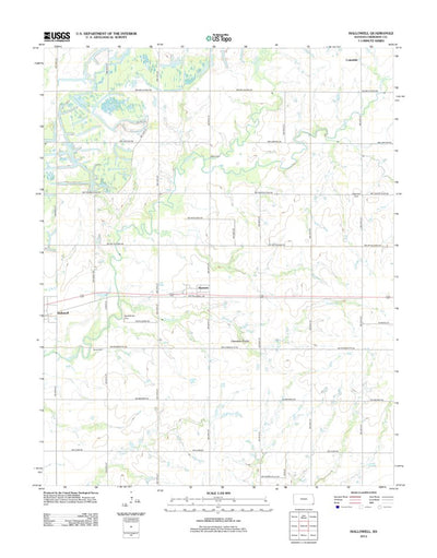United States Geological Survey Hallowell, KS (2012, 24000-Scale) digital map