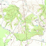 United States Geological Survey Halls Bluff, TX (1964, 24000-Scale) digital map