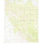 United States Geological Survey Halls Canyon, CA (1990, 24000-Scale) digital map