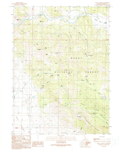 United States Geological Survey Halls Canyon, CA (1990, 24000-Scale) digital map