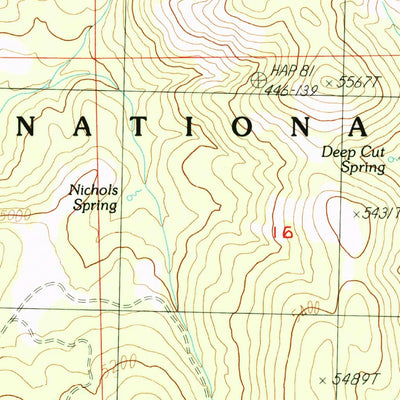 United States Geological Survey Halls Canyon, CA (1990, 24000-Scale) digital map