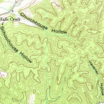 United States Geological Survey Halls Creek, TN (1950, 24000-Scale) digital map