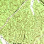 United States Geological Survey Halls Creek, TN (1950, 24000-Scale) digital map