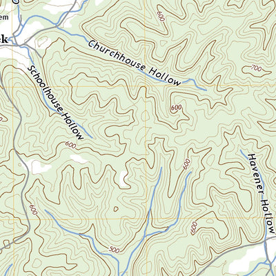 United States Geological Survey Halls Creek, TN (2022, 24000-Scale) digital map
