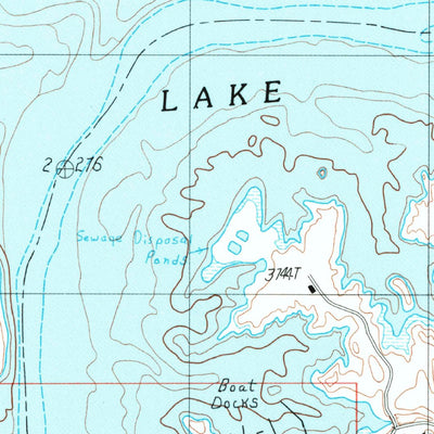 United States Geological Survey Halls Crossing, UT (1987, 24000-Scale) digital map