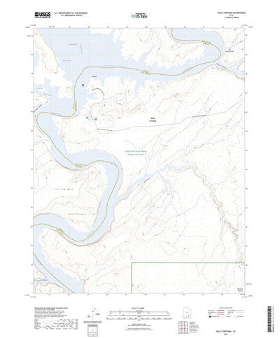 United States Geological Survey Halls Crossing, UT (2023, 24000-Scale) digital map