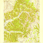 United States Geological Survey Halls Gap, KY (1952, 24000-Scale) digital map