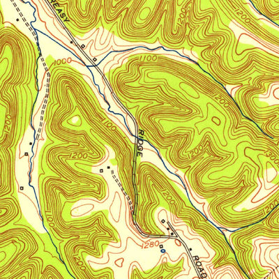 United States Geological Survey Halls Gap, KY (1952, 24000-Scale) digital map