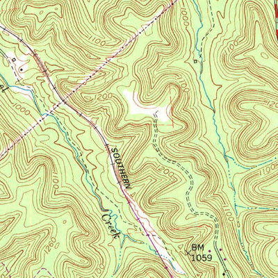 United States Geological Survey Halls Gap, KY (1961, 24000-Scale) digital map