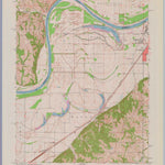 United States Geological Survey Halls, MO-KS (1961, 24000-Scale) digital map