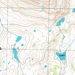 United States Geological Survey Halls Mountain, WY (1981, 24000-Scale) digital map