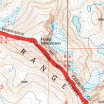 United States Geological Survey Halls Mountain, WY (1991, 24000-Scale) digital map