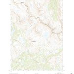 United States Geological Survey Halls Mountain, WY (2021, 24000-Scale) digital map