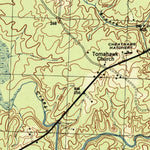 United States Geological Survey Hallsboro, VA (1943, 31680-Scale) digital map