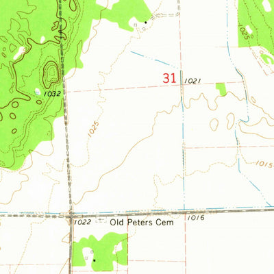 United States Geological Survey Hallson, ND (1964, 24000-Scale) digital map
