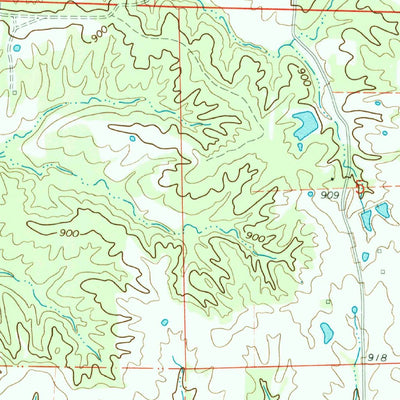 United States Geological Survey Hallsville, MO (1969, 24000-Scale) digital map