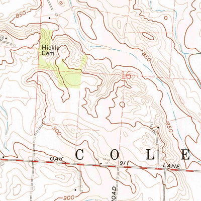 United States Geological Survey Hallsville, OH (1961, 24000-Scale) digital map