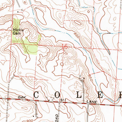 United States Geological Survey Hallsville, OH (1992, 24000-Scale) digital map