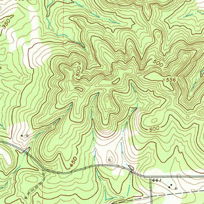 United States Geological Survey Hallsville, TX (1961, 24000-Scale) digital map