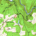 United States Geological Survey Hallton, PA (1940, 62500-Scale) digital map