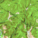 United States Geological Survey Hallton, PA (1940, 62500-Scale) digital map