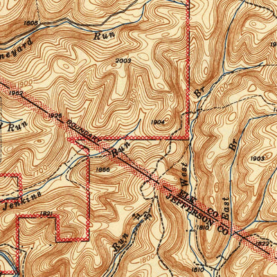 United States Geological Survey Hallton, PA (1943, 62500-Scale) digital map
