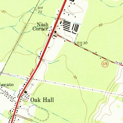 United States Geological Survey Hallwood, VA-MD (1968, 24000-Scale) digital map