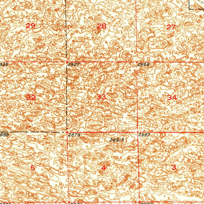 United States Geological Survey Halsey, NE (1950, 62500-Scale) digital map