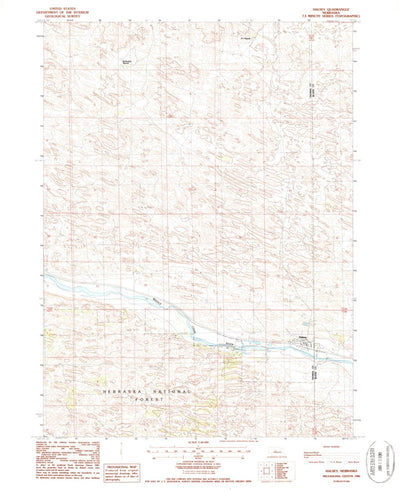 United States Geological Survey Halsey, NE (1986, 24000-Scale) digital map