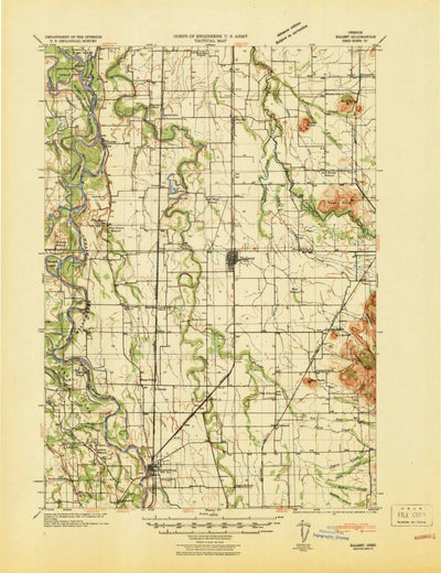 United States Geological Survey Halsey, OR (1941, 62500-Scale) digital map