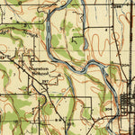 United States Geological Survey Halsey, OR (1941, 62500-Scale) digital map